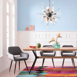 KARE Design Tuolit*San Francisco Tuoli Käsinojilla, Harmaa