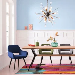 KARE Design Tuolit*San Francisco Tuoli Käsinojilla, Sininen