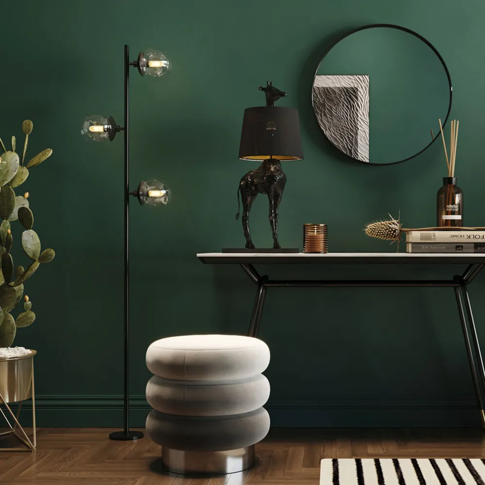 KARE Design Rahit Ja Jakkarat*Sandwich Grey Rahi, Jakkara Ø45cm