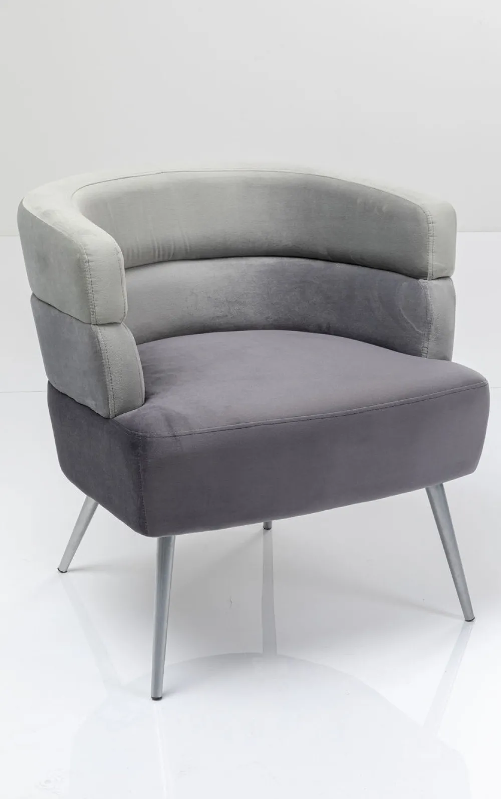 KARE Design Nojatuolit*Sandwich Nojatuoli, Harmaa