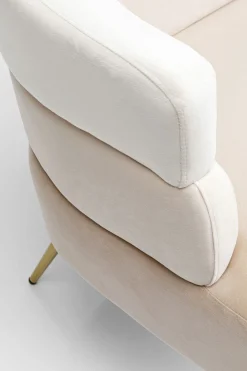 KARE Design Sohvat|Olohuone*Sandwich Sohva 2-istuttava, Kermanvärinen 125cm