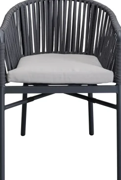 KARE Design Tuolit*Santanyi Tuoli Käsinojilla, Ulkokaluste, Tummanharmaa