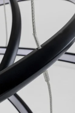 KARE Design Riippuvalaisimet*Saturn Riippuvalaisin Musta Ø72cm