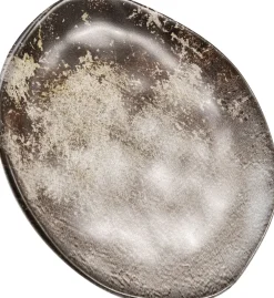 KARE Design Lautaset*Savannah Lautanen Brown/Grey Matt Ø26cm