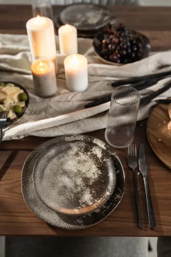 KARE Design Lautaset*Savannah Lautanen Brown/Grey Matt Ø26cm