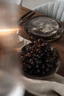 KARE Design Lautaset*Savannah Lautanen Brown/Grey Matt Ø20cm