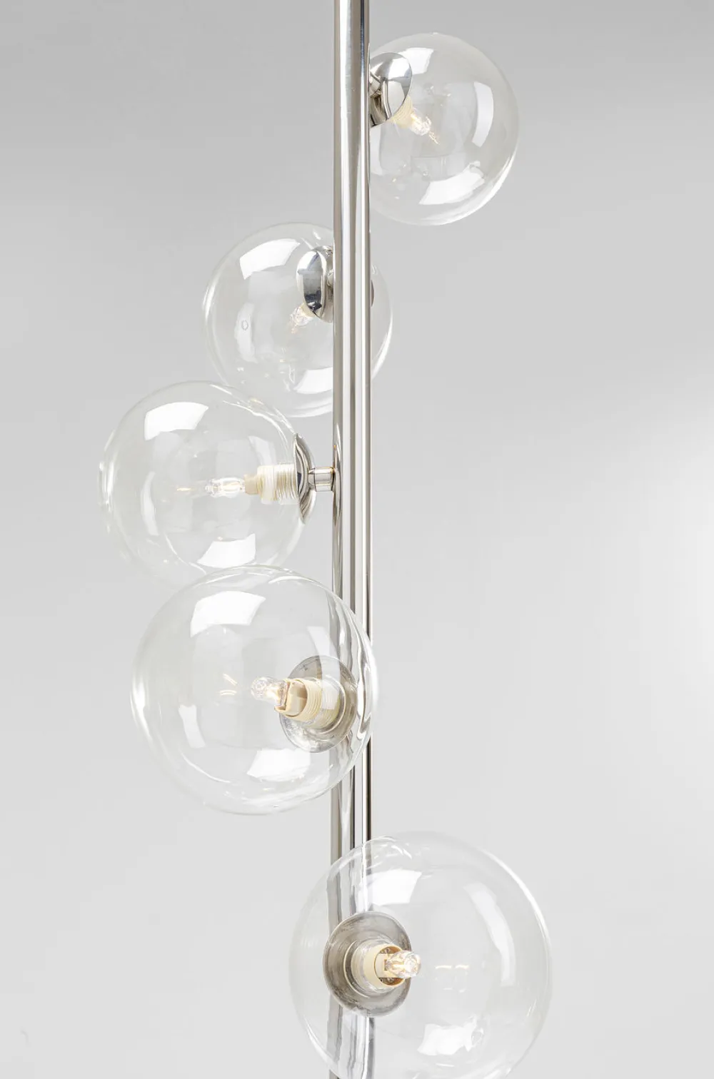 KARE Design Lattiavalaisimet*Scal Balls Lattiavalaisin Kromi 160cm