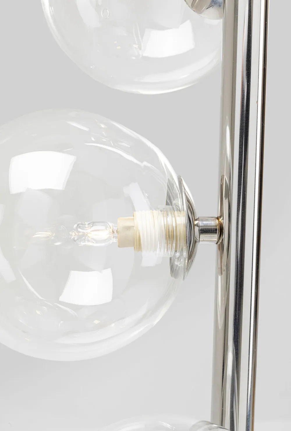 KARE Design Lattiavalaisimet*Scal Balls Lattiavalaisin Kromi 160cm