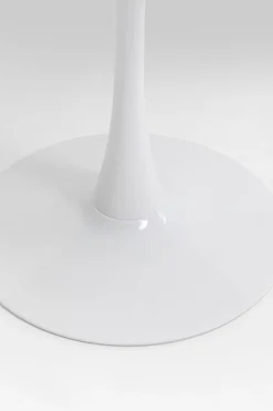 KARE Design Pöydät*Schickeria Pyöreä Pöytä - Marmorikuvioitu, Valkoinen Ø110cm