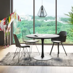 KARE Design Pöydät*Schickeria Pyöreä Pöytä, Musta Ø110