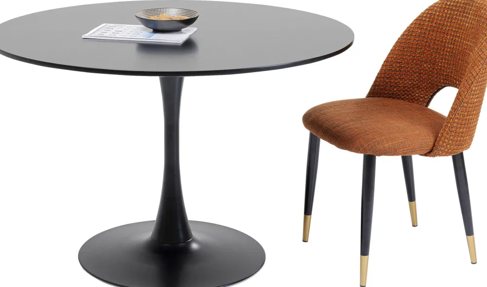 KARE Design Pöydät*Schickeria Pyöreä Pöytä, Musta Ø110