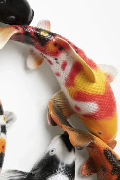 KARE Design Seinäkoristeet*School Of Koi Colore Seinäkoriste Monivärinen Ø102cm