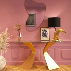 KARE Design Peilit*Shape Seinäpeili, Messinki 110x120cm