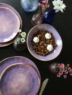 KARE Design Lautaset*Shirley Violet Syvä Lautanen Ø21cm