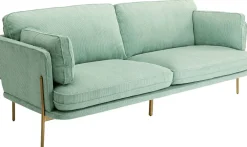 KARE Design Sohvat*Shirly Sohva 3-istuttava, Mintunvihreä 221cm