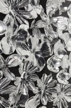 KARE Design Seinäkoristeet*Silver Flower Seinäkoriste, Taulu 100x100cm