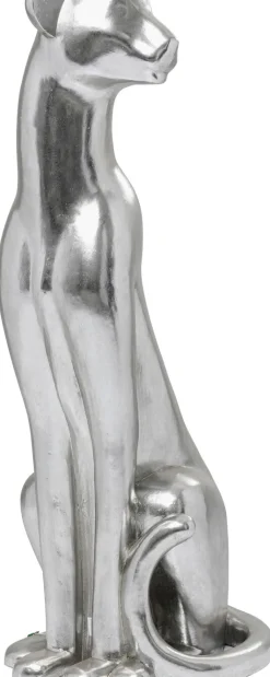 KARE Design Jalalliset Koriste-Esineet*Sitting Leopard Leopardi Koriste-esine, Hopea 150cm