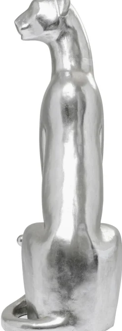 KARE Design Jalalliset Koriste-Esineet*Sitting Leopard Leopardi Koriste-esine, Hopea 150cm