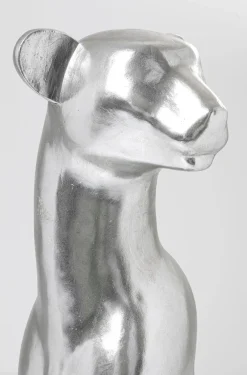 KARE Design Jalalliset Koriste-Esineet*Sitting Leopard Leopardi Koriste-esine, Hopea 150cm