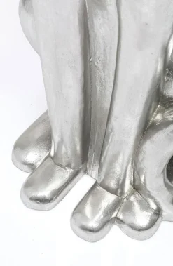 KARE Design Jalalliset Koriste-Esineet*Sitting Leopard Leopardi Koriste-esine, Hopea 150cm