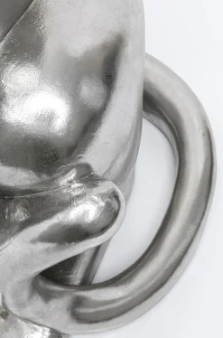 KARE Design Jalalliset Koriste-Esineet*Sitting Leopard Leopardi Koriste-esine, Hopea 150cm