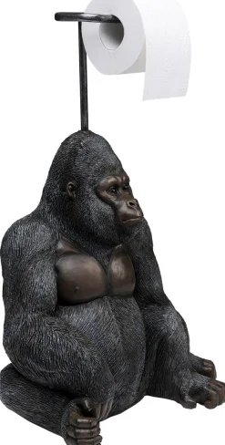 KARE Design Wc-Paperitelineet|Koriste-Esineet*Sitting Monkey Gorilla Wc-paperiteline 51cm