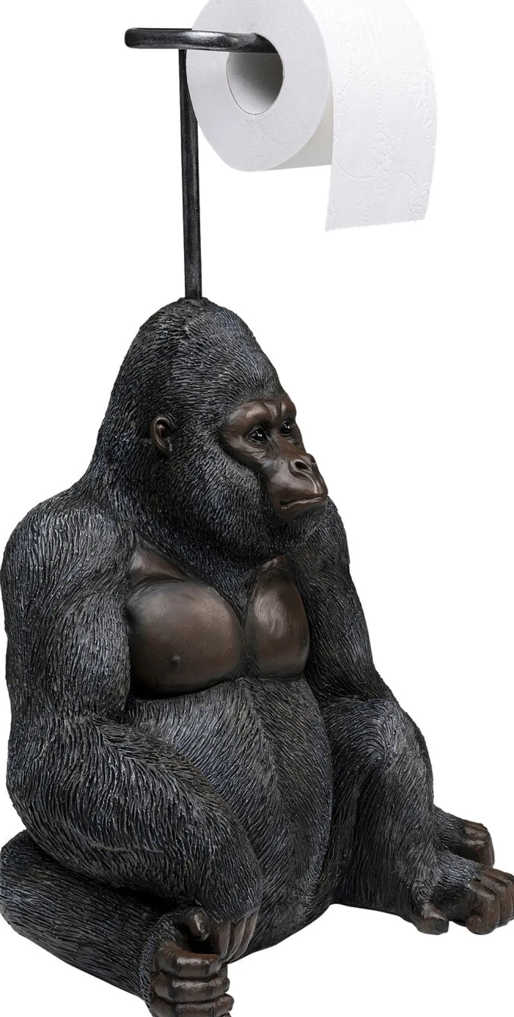KARE Design Wc-Paperitelineet|Koriste-Esineet*Sitting Monkey Gorilla Wc-paperiteline 51cm