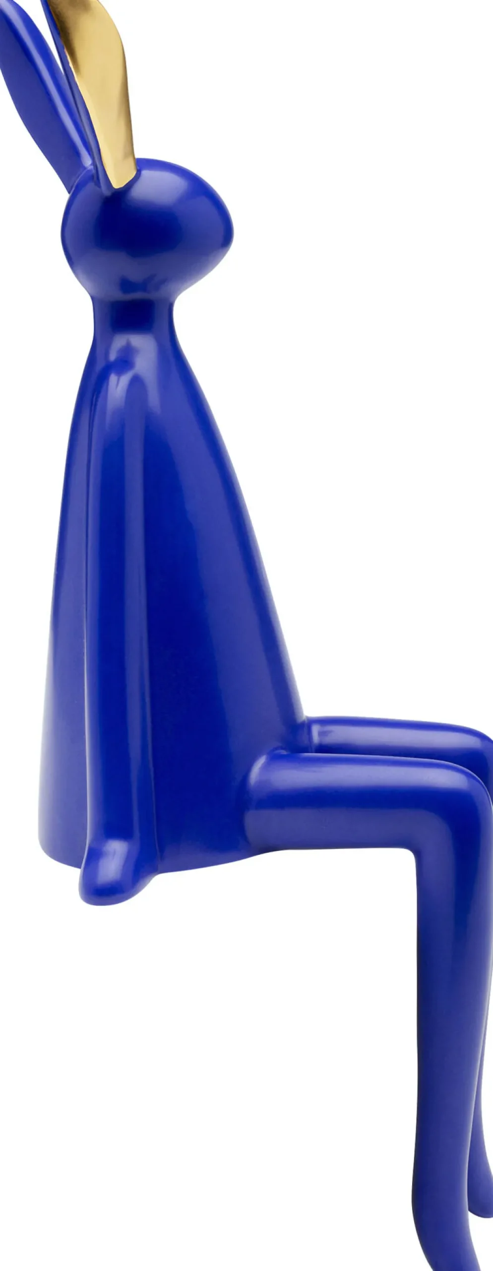 KARE Design Koriste-Esineet*Sitting Rabbit Koriste-esine Sininen 35cm
