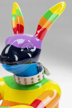 KARE Design Jalalliset Koriste-Esineet*Sitting Rabbit Rainbow Pupu, Jänis Koriste-esine 80cm