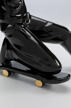 KARE Design Koriste-Esineet*Skating Astronaut - Skeittaava Astronautti, Musta 21cm