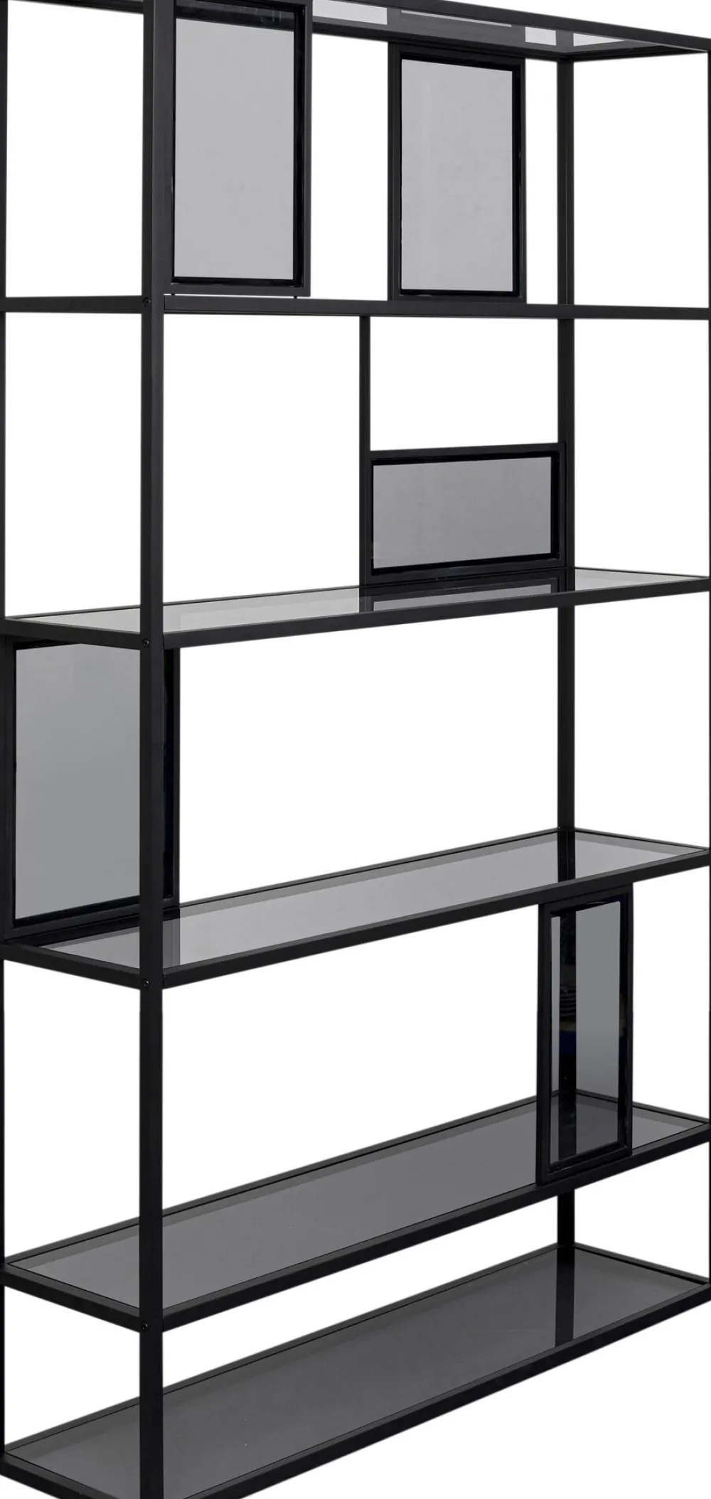 KARE Design Hyllyt*Skyler Smoke Hylly, Kirjahylly 115x195cm