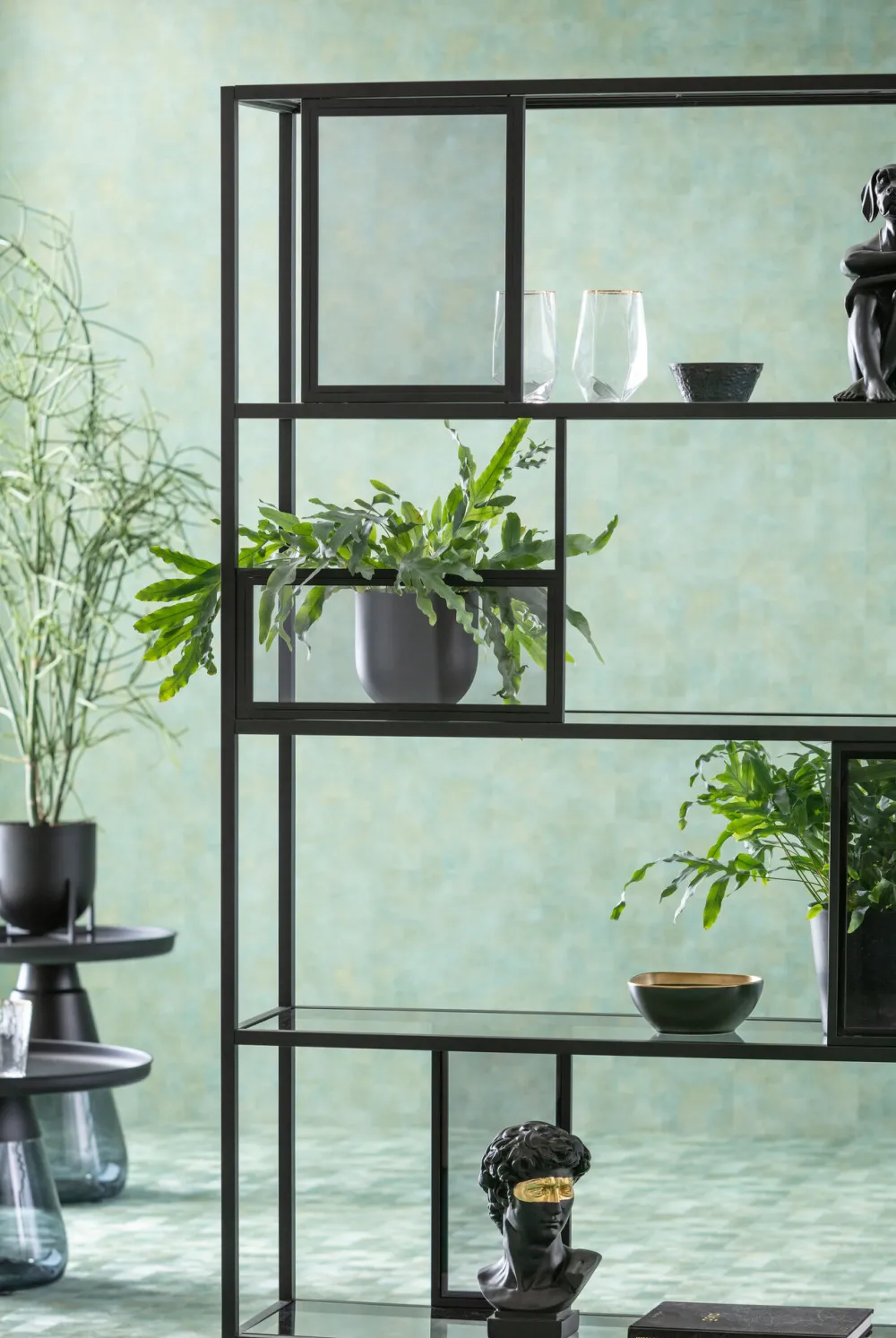 KARE Design Hyllyt*Skyler Smoke Hylly, Kirjahylly 115x195cm