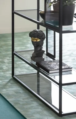 KARE Design Hyllyt*Skyler Smoke Hylly, Kirjahylly 115x195cm