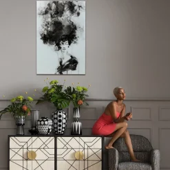 KARE Design Taulut*Smokey Hair Lasitaulu 100x150cm