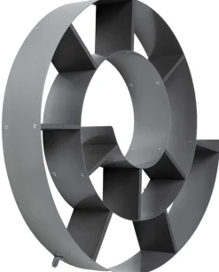 KARE Design Olohuone|Hyllyt*Snail Etana Seinähylly, Hopea/harmaa