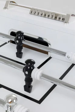 KARE Design Jalalliset Koriste-Esineet*Soccer Table Style Jalkapallopeli, Valkoinen