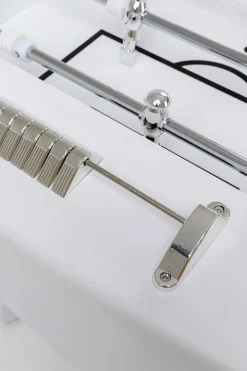 KARE Design Jalalliset Koriste-Esineet*Soccer Table Style Jalkapallopeli, Valkoinen