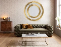 KARE Design Peilit*Solare Gold Peili Ø132cm