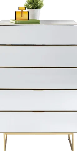 KARE Design Senkit|Lipastot*Soran Lipasto 5 Laatikkoa Kulta 65x114cm