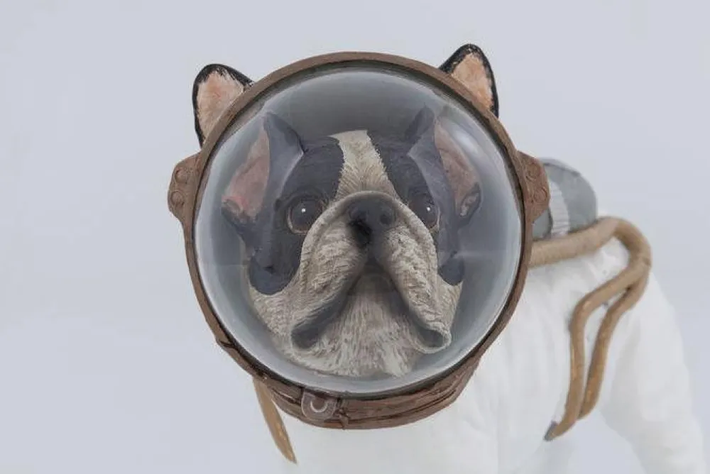KARE Design Koriste-Esineet*Space Dog Avaruuskoira Koriste-esine 21cm