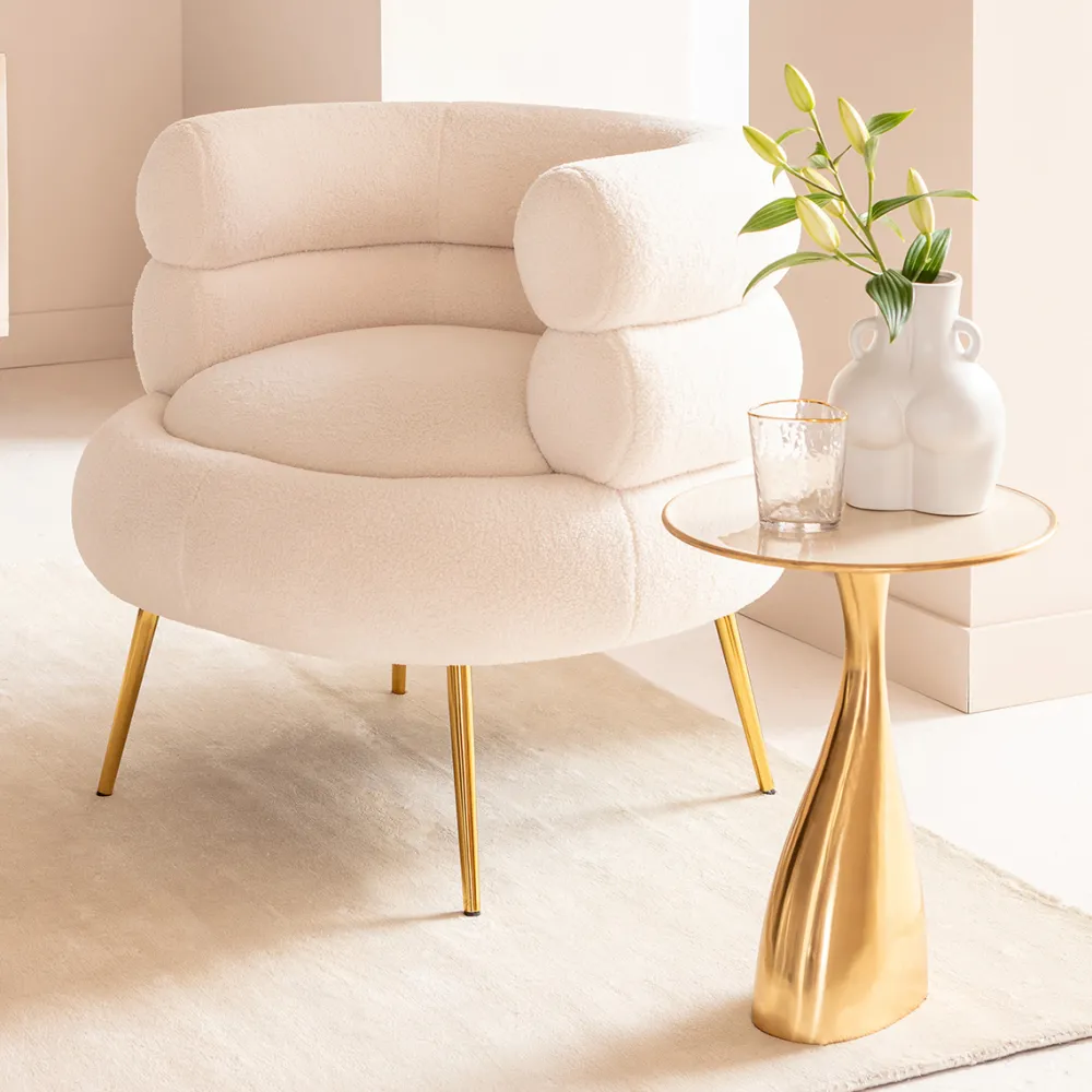 KARE Design Sohvapöydät*Spacey Sivupöytä, Kulta Ø36cm