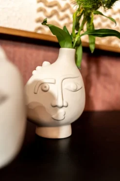 KARE Design Olohuone*Spherical Face Maljakko, Oikea 16cm