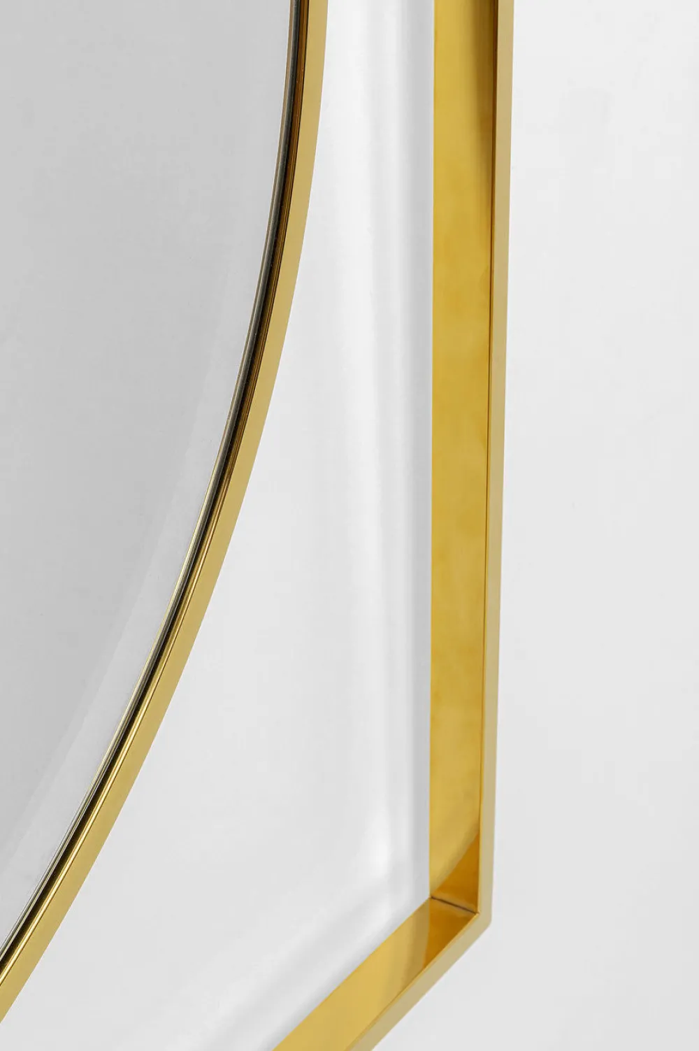 KARE Design Peilit*Stanford Frame Peili, Kulta Ø90cm