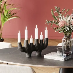 KARE Design Lyhdyt|Kynttilänjalat*6Sticker´s Kynttilänjalka 47cm