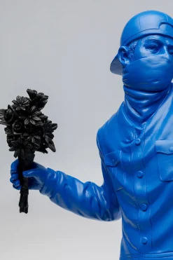 KARE Design Jalalliset Koriste-Esineet*Street Art Bouquet Koriste-esine Sininen 67cm