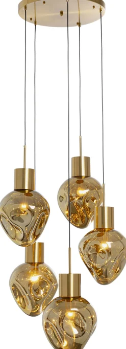 KARE Design Riippuvalaisimet*Supernova Amber Cinque Riippuvalaisin Ø50cm