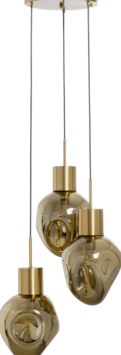 KARE Design Riippuvalaisimet*Supernova Amber Tre Riippuvalaisin Ø45cm