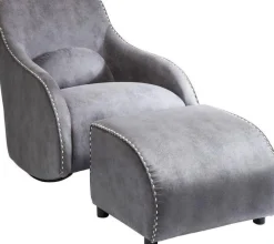 KARE Design Nojatuolit*Swing Ritmo Vintage Keinutuoli, Harmaa