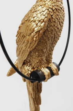 KARE Design Roikkuvat Koriste-Esineet*Swinging Parrot Papukaija Ripustettava Koriste-esine, Kulta