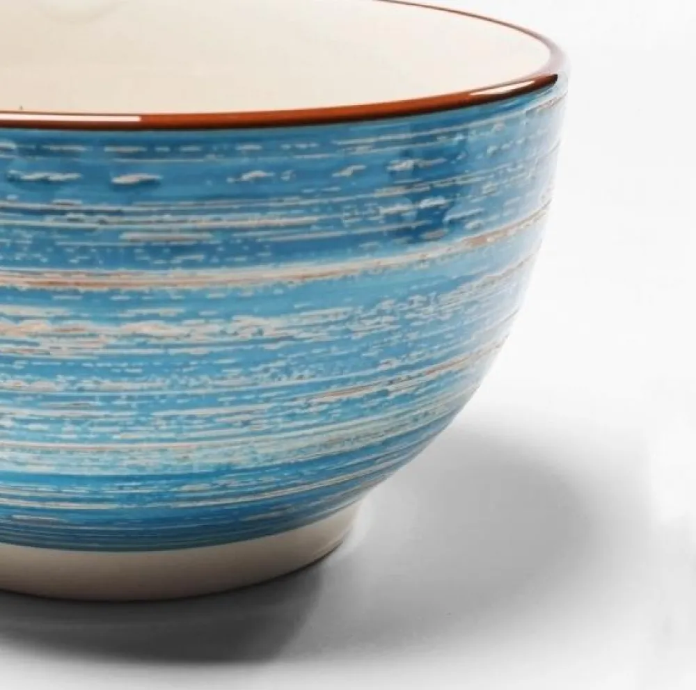 KARE Design Mukit*Swirl Blue Kulho, Sininen Ø14cm